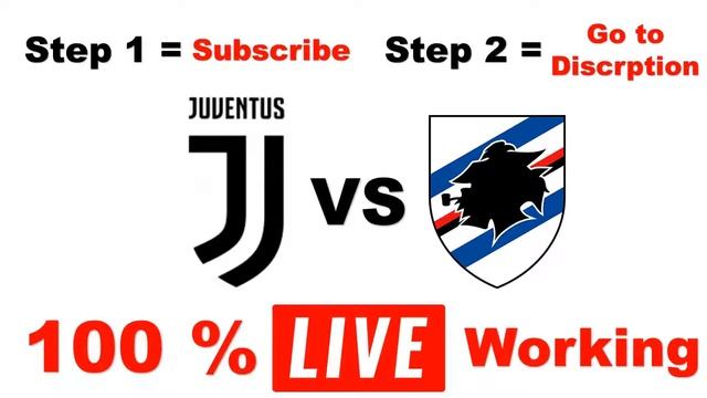 Juventus vs Sampdoria Live смотреть онлайн
