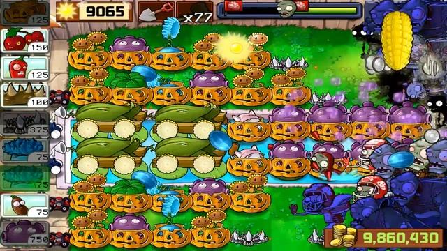 Plants vs Zombies Android Survival Endless 4514 Flags Completed (NO CHEATS AND HACKS). смотреть онлайн