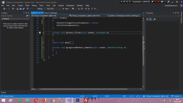 C# backgroundWorker kullanımı | Sıfırdan C# Eğitim Seti смотреть онлайн