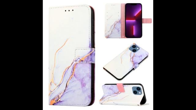 Marble Pattern iPhone 13 Mini Wallet Case смотреть онлайн