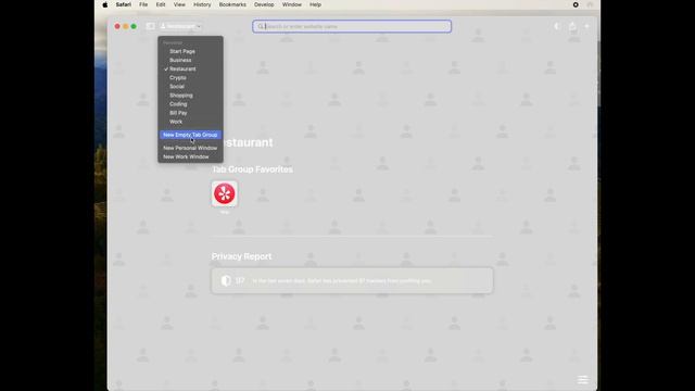 1 - Apple macOS Sonoma 14.0 Safari Tab Groups смотреть онлайн