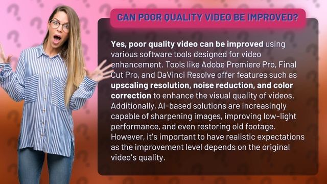 Can poor quality video be improved? смотреть онлайн