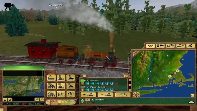 Railroad Tycoon 3 Español #01 - Unir costa Oeste смотреть онлайн