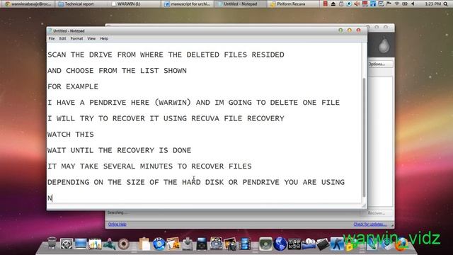 Recovery of Deleted Files смотреть онлайн
