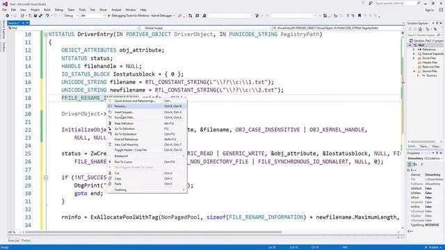 Windows Kernel Programming Tutorial 14 - File Handling - Part 2 смотреть онлайн