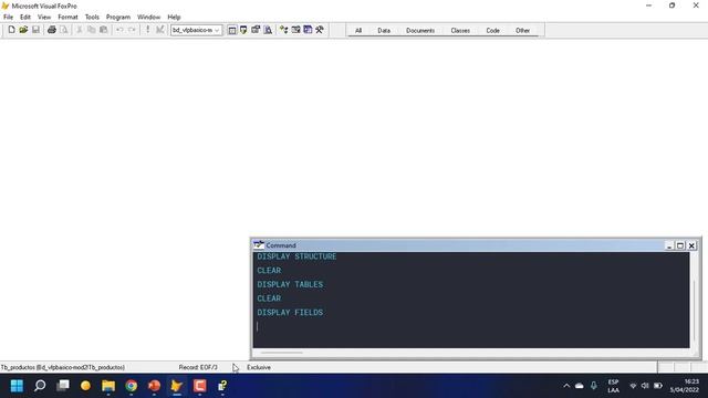 03 - Comando LIST, DISPLAY Y BROWSE -PARTE 03 | Visual FoxPro Nivel Básico [Módulo 02] смотреть онлайн