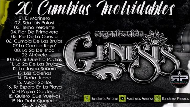 Organización Genesis - 20 Cumbias Inolvidables смотреть онлайн