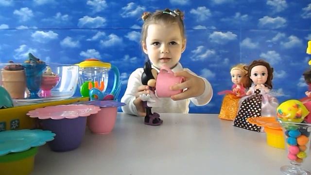 Видео для детей Кафе мороженое для игрушек ПлейДо смотреть онлайн