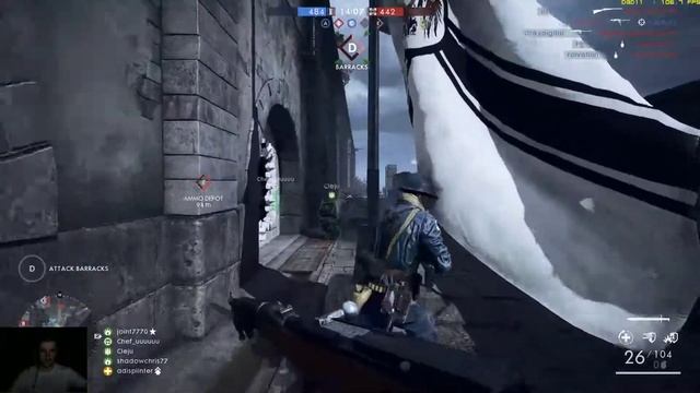 BF1 Fort de Vaux top no 1 insane win смотреть онлайн