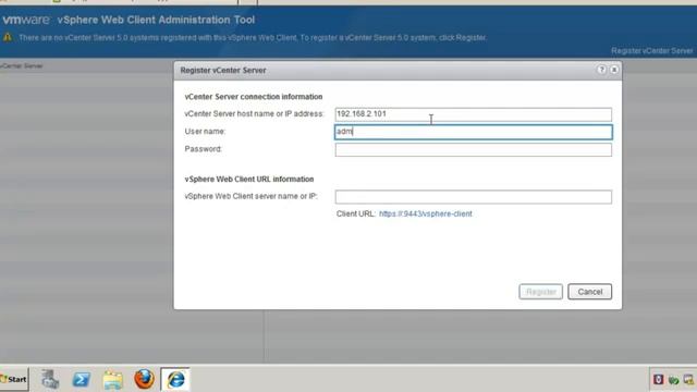 Registering a vCenter Server 5 0 system with the vSphere 5 1 Web Client YouTube смотреть онлайн