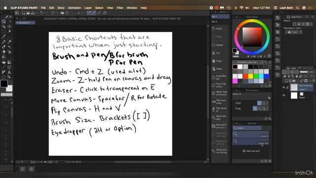 Clip Studio Paint 8 Very Basic Keyboard Tool Shortcuts To Get You Started смотреть онлайн