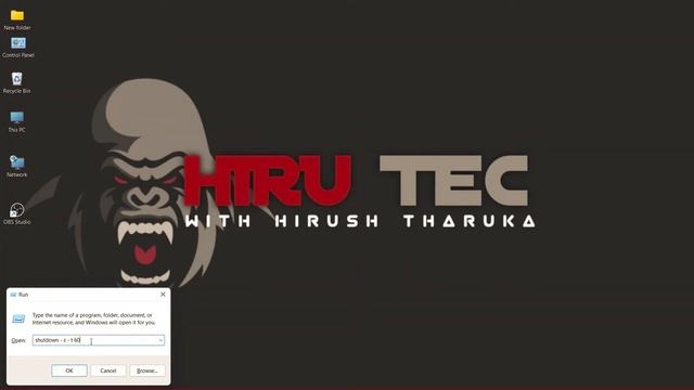 How To Schedule Automatic Shut Down In Windows 10 Computer Sinhala смотреть онлайн