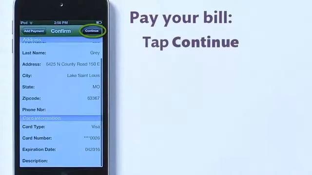 Pay your bill with an iPhone or iPad смотреть онлайн
