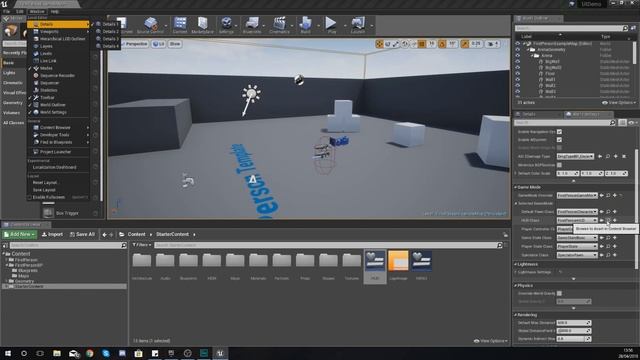 Displaying UI Widgets On Screen - #5 Unreal Engine 4 User Interface Development Tutorial Series смотреть онлайн