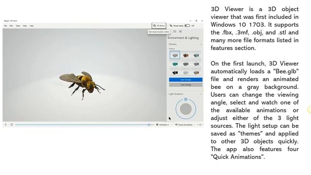 Windows 10 : 3D Viewer смотреть онлайн