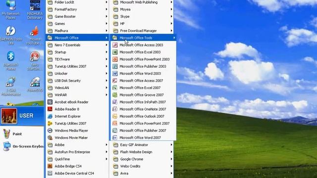 Mountbuy 1 MS Office Word 2003 Open from All Programs смотреть онлайн