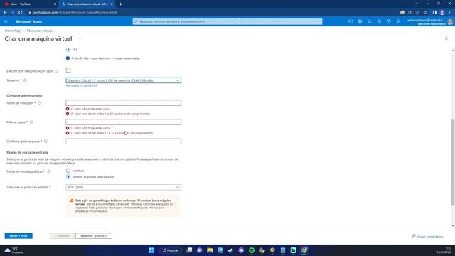 VPS WINDOWS GRÁTIS por 1 MÊS - MICROSOFT AZURE смотреть онлайн