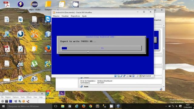 COMO INSTALAR O ANDROID 4.4 NO PC COM VIRTUALBOX(5 minutos) смотреть онлайн