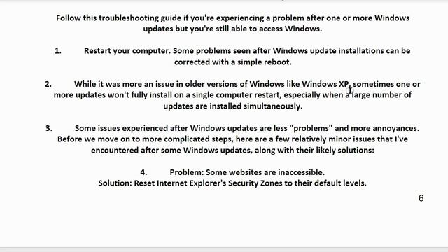Day 20 for the A+ CompTIA - Windows Restore - How to recover from a bad Windows' Update смотреть онлайн