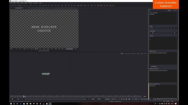 Davinci Resolve 15 and Fusion: Text Scrambling Plus! (tutorial and free download) смотреть онлайн