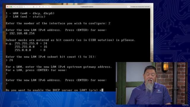 7 Prepare and Install pfSense Menu Options смотреть онлайн