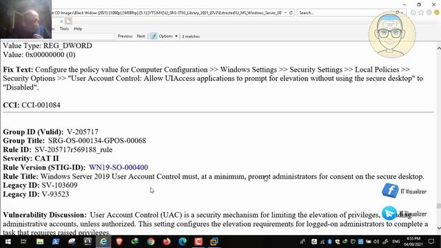 47-Windows Server 2019 Security Technical Implementation Guide Ver 2 Release 2 04/05/2021 Part 17 смотреть онлайн