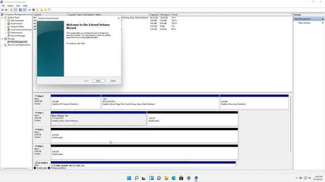 How to extend a volume in Windows 11 смотреть онлайн
