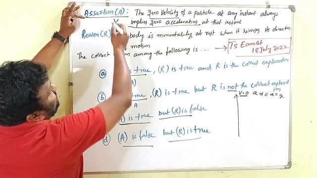 KINEMATICS (MOTION IN A STRAIGHTLINE 01) // EAMCET EAPCET/PHYSICS PYQ SOLUTIONS// смотреть онлайн