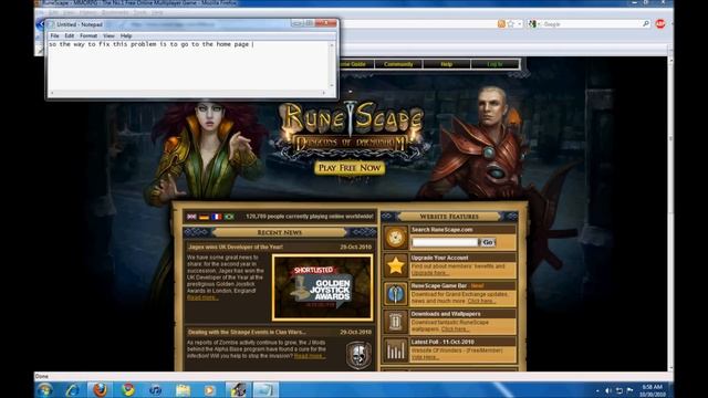 Runescape How to fix Log In Freeze Problem! смотреть онлайн