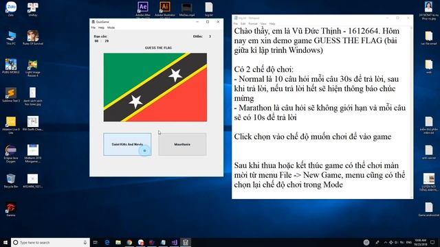 GUESS THE FLAG game with WIN32 API - Lập trình Windows GK - 1612664 смотреть онлайн