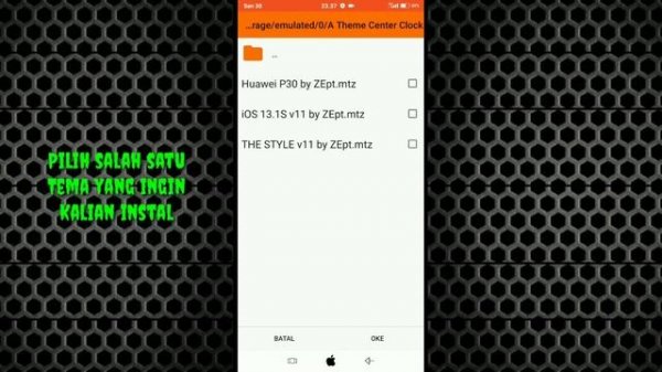 Tema MIUI 11 Center Clock/Jam Di Tengah || Redmi Note 5
