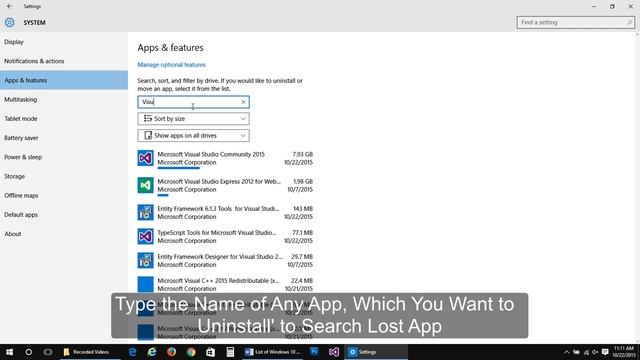 How to Select App from Lost to Uninstall in Windows 10? смотреть онлайн