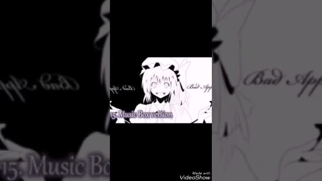 15 Music Box version BAD APPLE смотреть онлайн