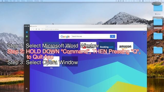 macOS Quit the App Keyboard Shortcuts Demo смотреть онлайн