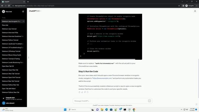 selenium open new incognito window java смотреть онлайн