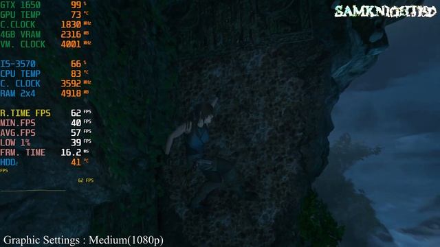GTX 1650 | I5 3570 | Shadow of Tomb Raider | All Settings | Gameplay Test | FPS Test смотреть онлайн
