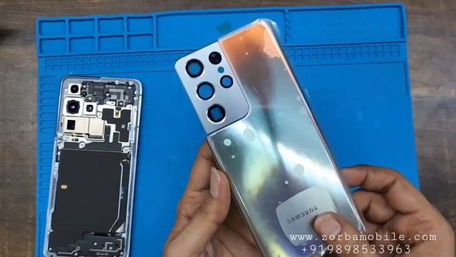 Samsung S21 ultra back glass replacement | zorba Mobile смотреть онлайн