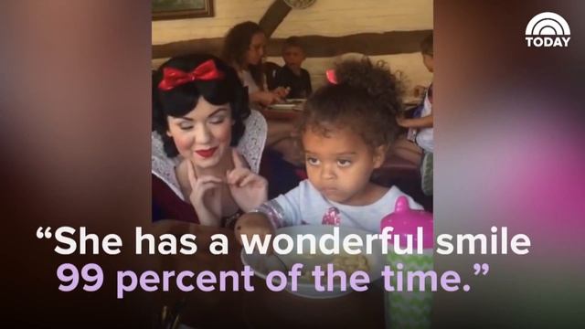 Little Girl Unimpressed By Snow White, Just Wants To Eat Her Mac And Cheese | TODAY смотреть онлайн