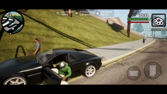 MOD GRAPHICS GTA SAN ANDREAS ANDROID GAME TEST смотреть онлайн