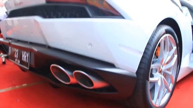 Lamborgini Huracan At Autofest, From White Car Indonesia And DCI