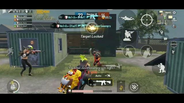 PUBG MOBILE | MATRIX SQUAD GAMEPLAY ACE PLAYER VS MY TEAM | MaTriX Gamerz смотреть онлайн