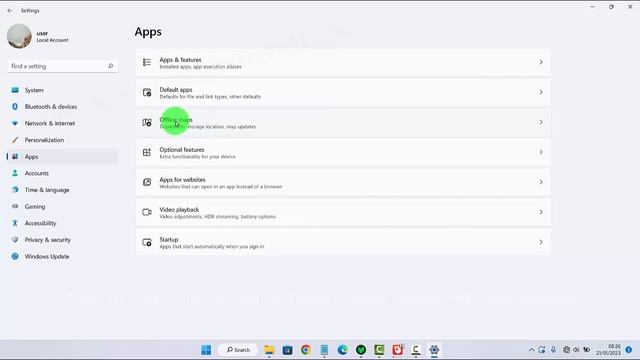Windows 11 Home : How To Turn On Or Off Offline Maps Metered Connection