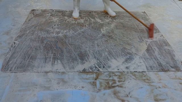 Washing Mud Carpets Of Flooded People - How To Clean Carpet At Home - Carpet Asmr