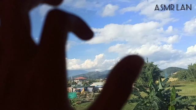 ASMR: Satisfying tapping and scratching on window . смотреть онлайн