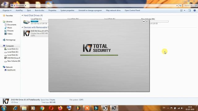 How to install k7 total security in windows 7 | install k7 total security antivirus | In Hindi | смотреть онлайн