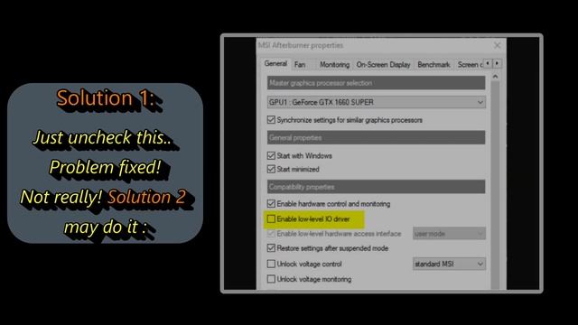 How to fix MSI Afterburner not Detecting GPU смотреть онлайн