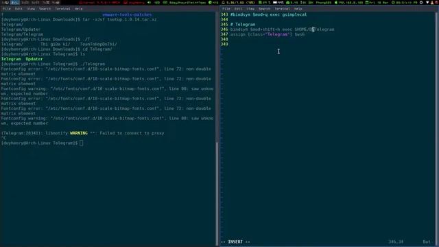 Install Telegram Desktop on i3wm смотреть онлайн