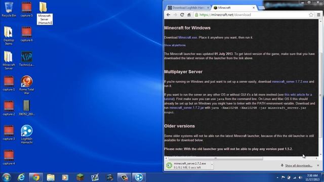 How to create a Minecraft Server | Windows | Using Hamachi смотреть онлайн