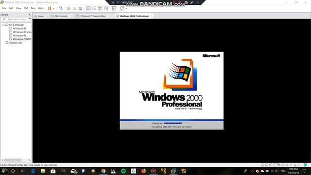 Windows 2000 runs Microsoft Windows 2000 Professional on VMware in 2019! смотреть онлайн
