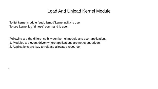 Load and Unload Kernel Module смотреть онлайн